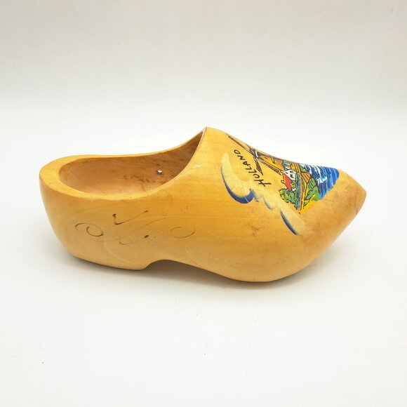 Pair of Dutch Wooden Clogs -Klompen - Picture 5 of 11